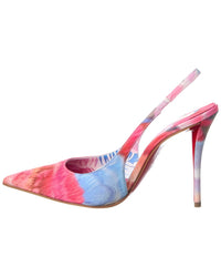Christian Louboutin Miss Z Canvas Slingback Pump
