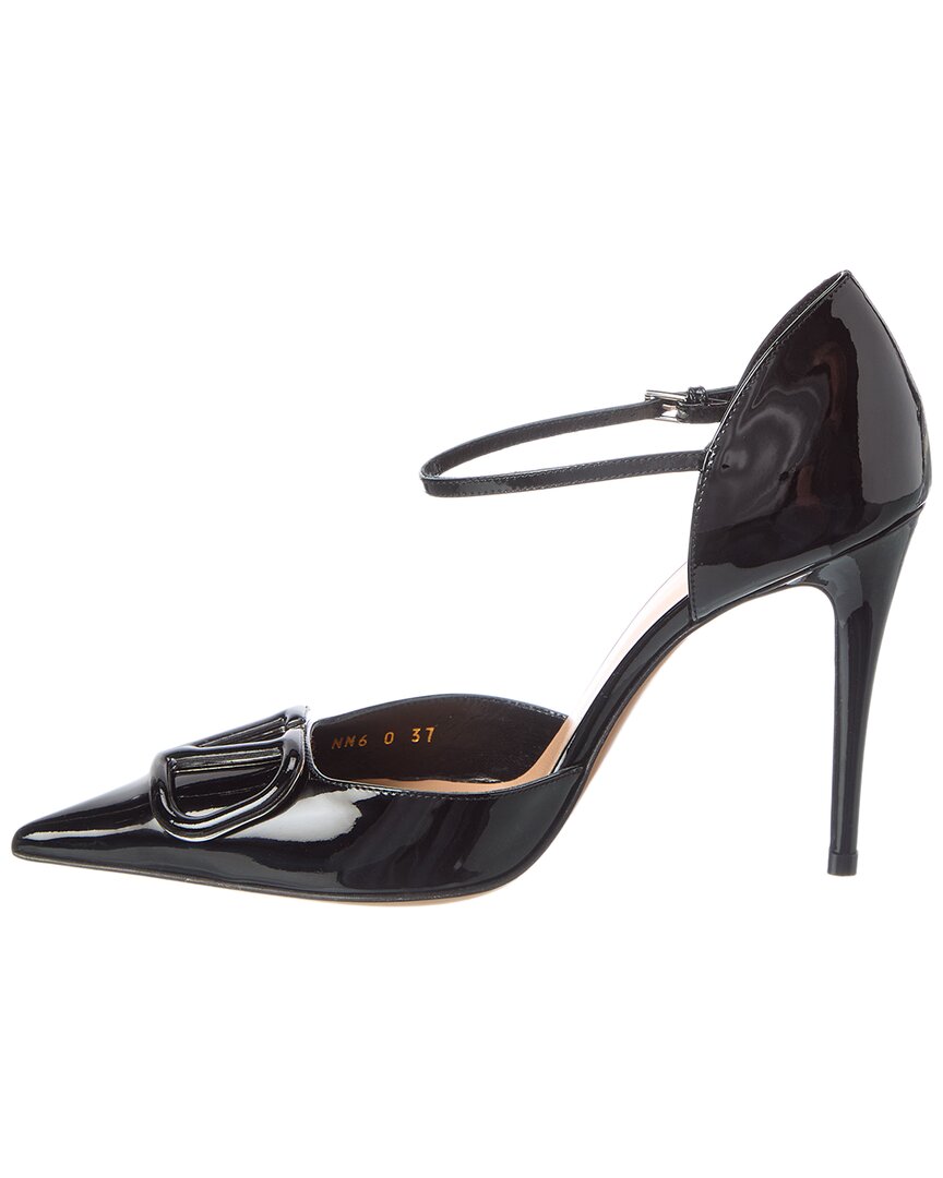 Valentino Signature Patent Leather Pump