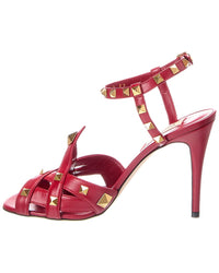 Valentino Vlogo Signature Leather Sandal