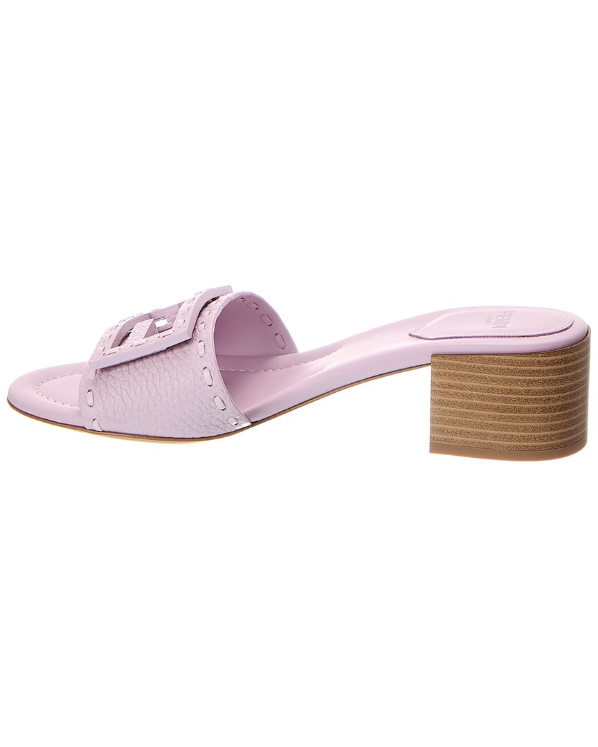 Fendi Baguette Leather Sandal
