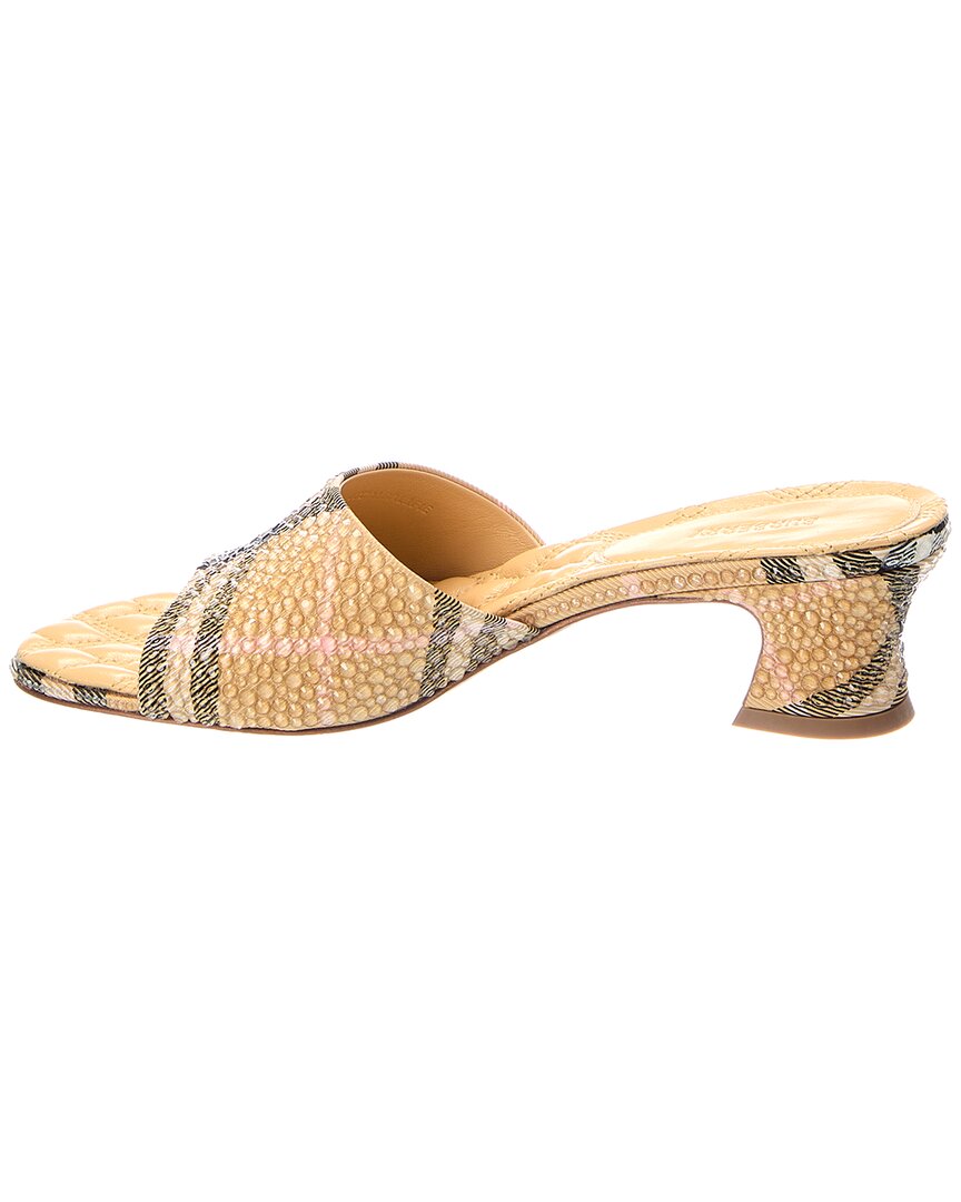 Burberry Rhinestone Check Sandal