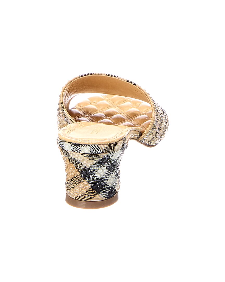 Burberry Rhinestone Check Sandal