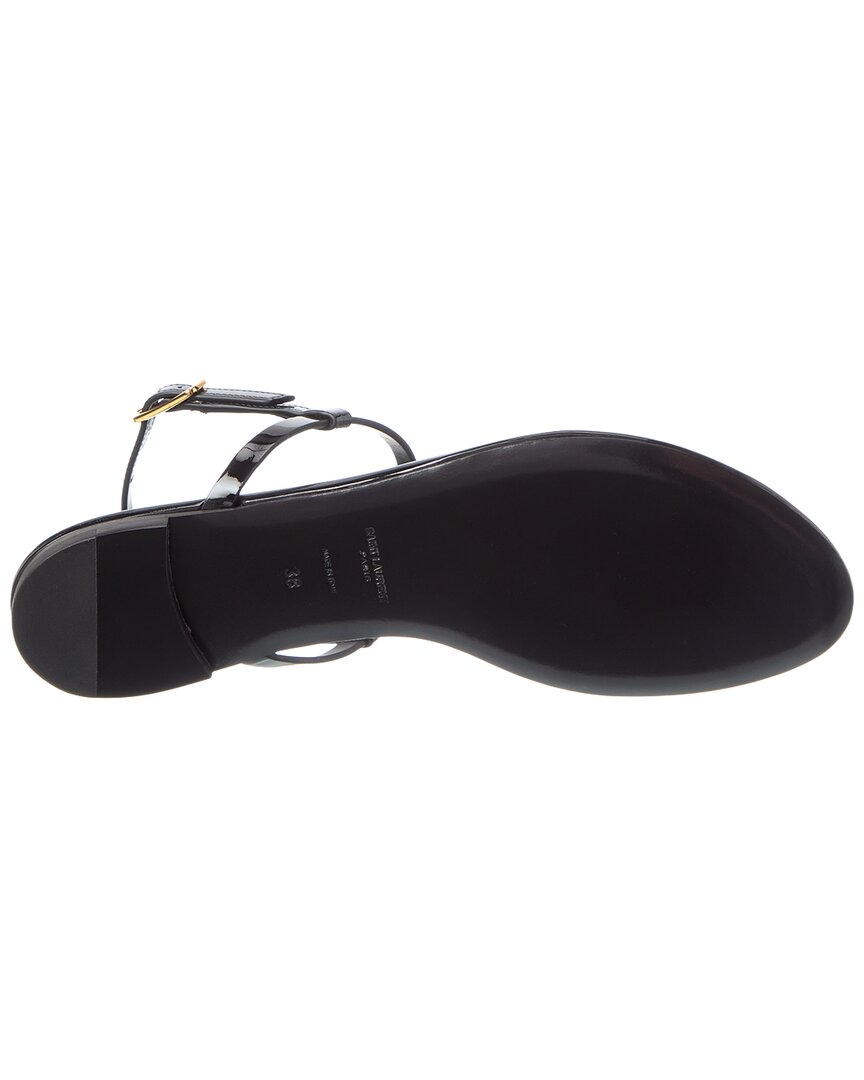Saint Laurent Cassandra Leather Sandal