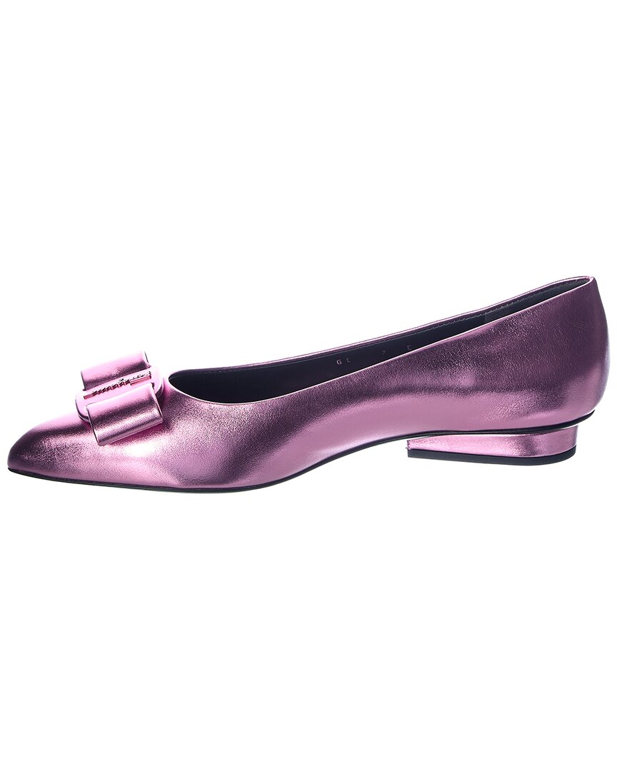 Ferragamo Ferragamo Viva Leather Ballet Flat
