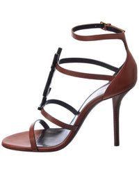Saint Laurent Cassandra 100 Leather Sandal