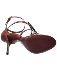 Saint Laurent Cassandra 100 Leather Sandal
