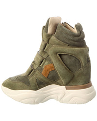 Isabel Marant Balskee High-Top Suede Sneaker