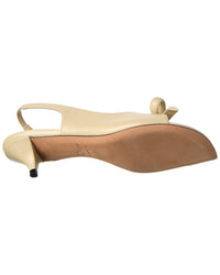 Dior Dior Bow Leather Slingback Sandal