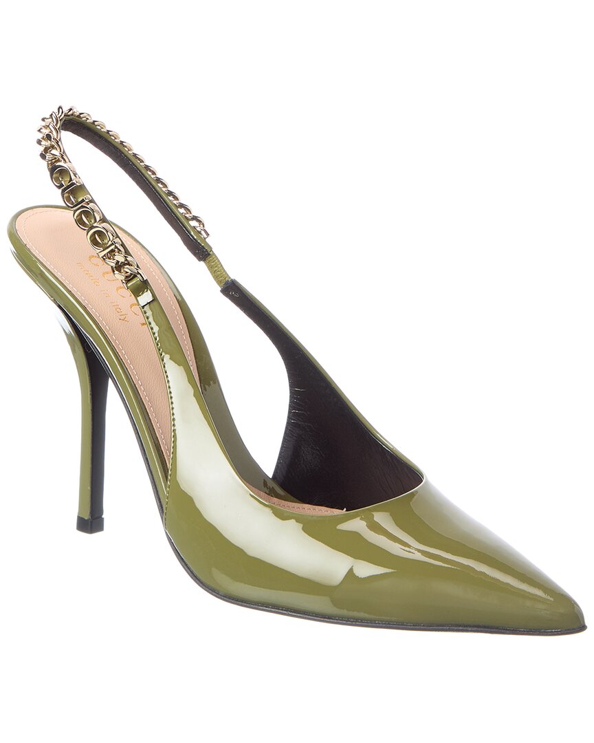Gucci Gucci Signoria Patent Slingback Pump