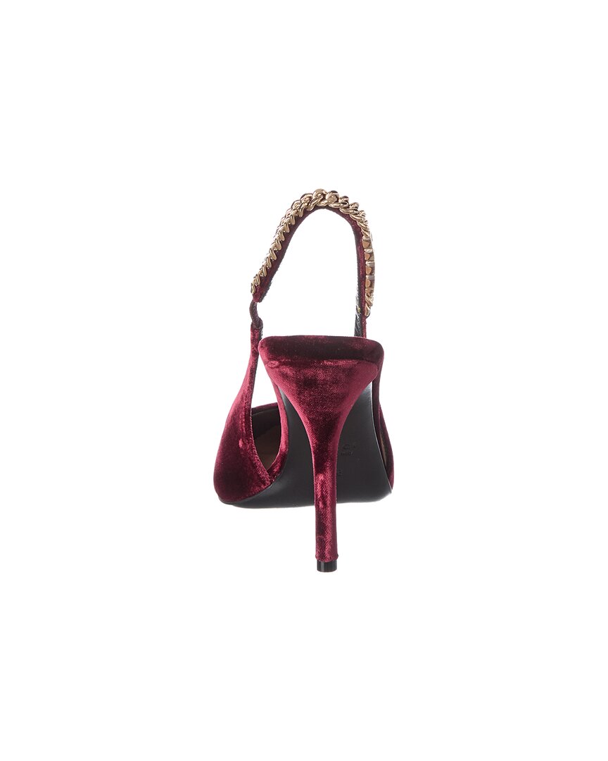 Gucci Gucci Signoria 100 Velvet Slingback Pump