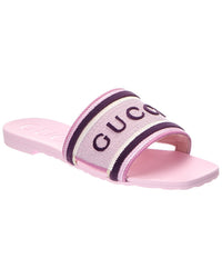Gucci Gucci Logo Canvas Sandal