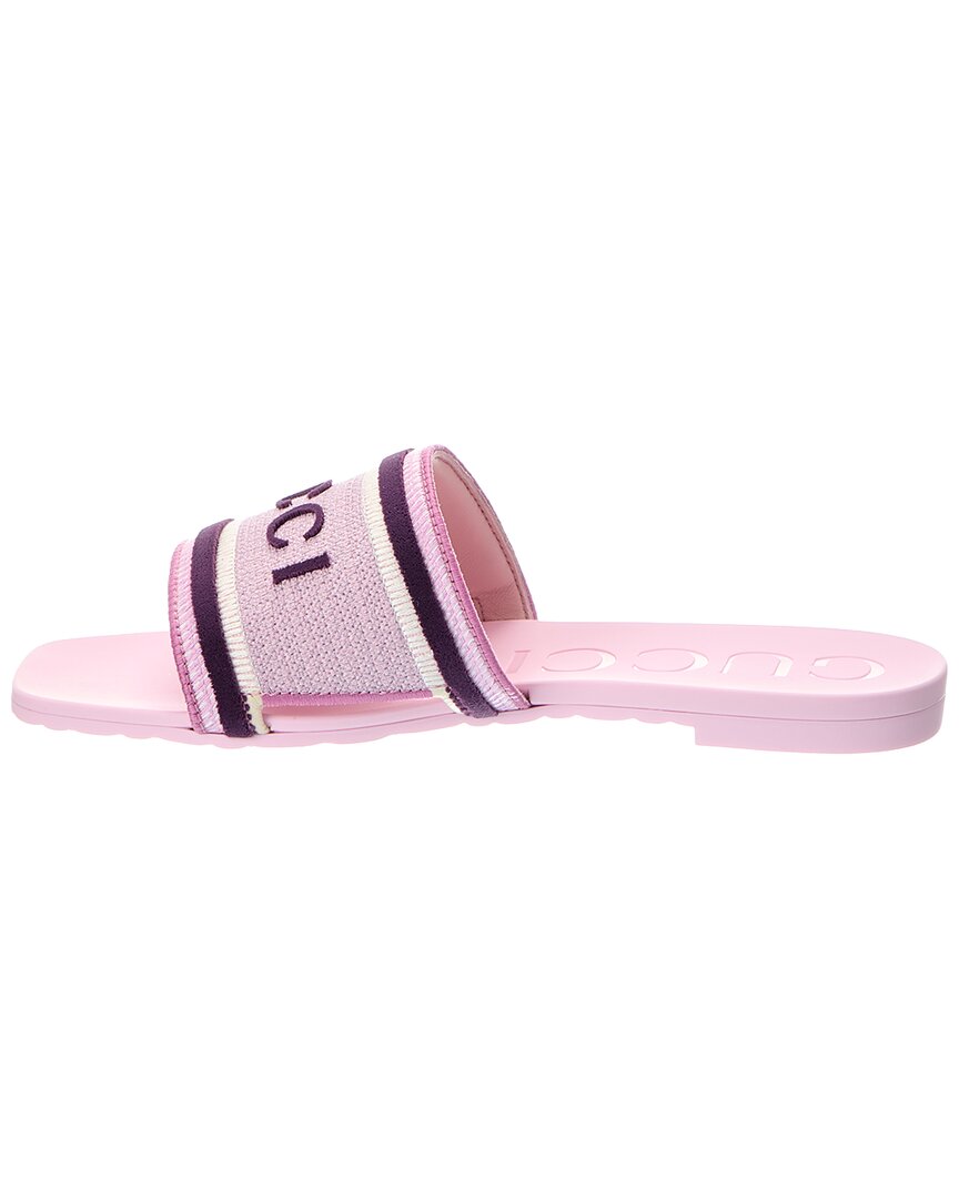 Gucci Gucci Logo Canvas Sandal