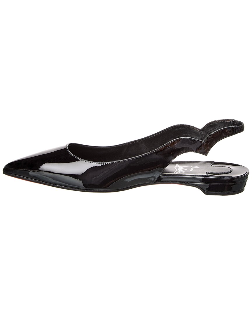 Christian Louboutin Hot Chickita Patent Slingback Flat