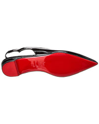 Christian Louboutin Hot Chickita Patent Slingback Flat