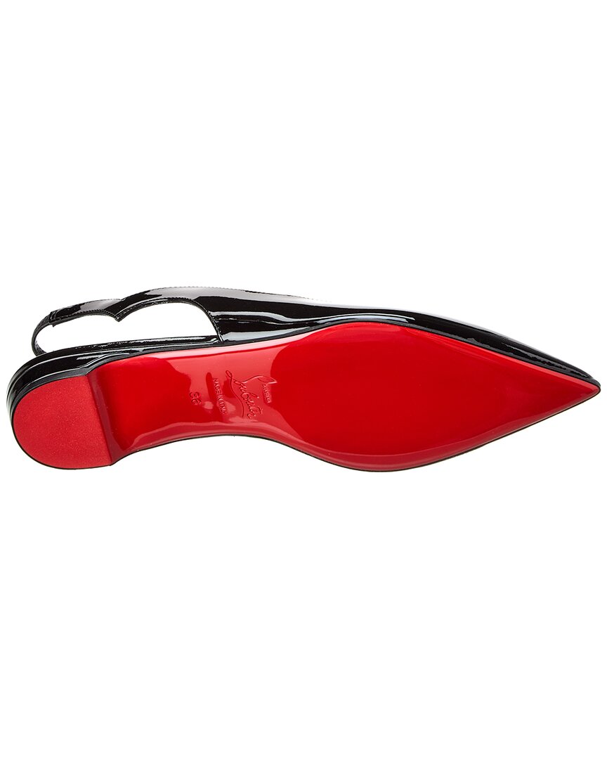 Christian Louboutin Hot Chickita Patent Slingback Flat