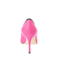 Manolo Blahnik Tuberian 90 Linen & Leather Pump