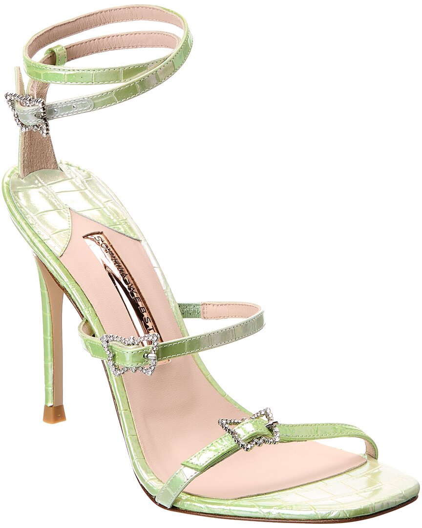 Sophia Webster Leather Sandal Green