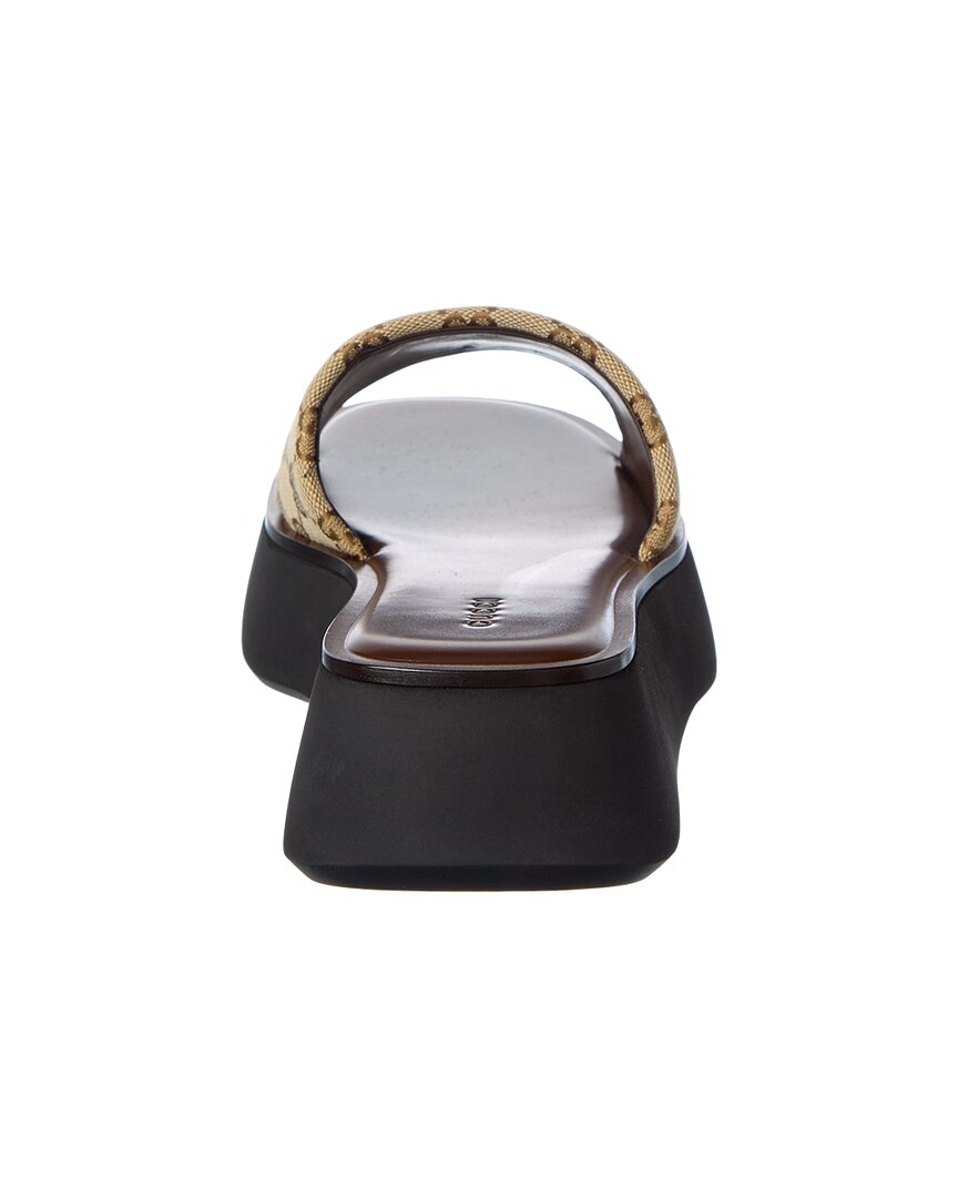 Gucci Gucci Gg Canvas Platform Sandal