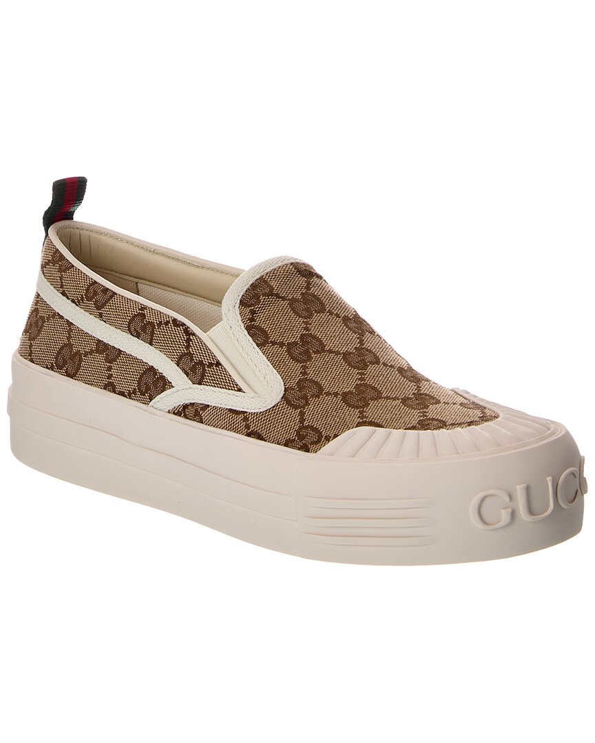 Gucci Gucci Gg Canvas Slip-On Sneaker