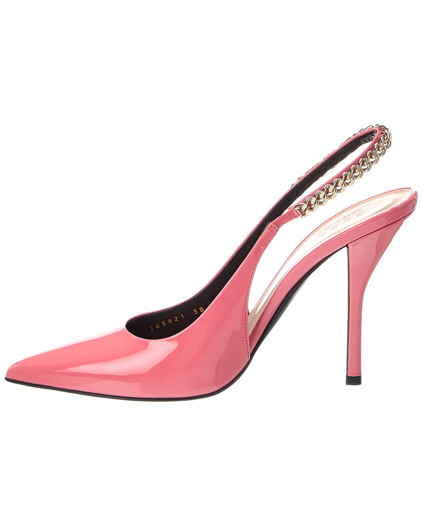 Gucci Gucci Signoria Patent Slingback Pump