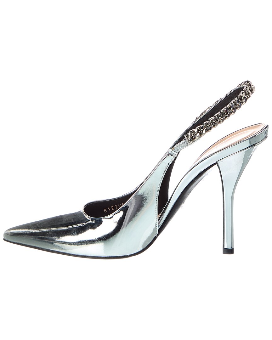 Gucci Gucci Signoria Leather Slingback Pump