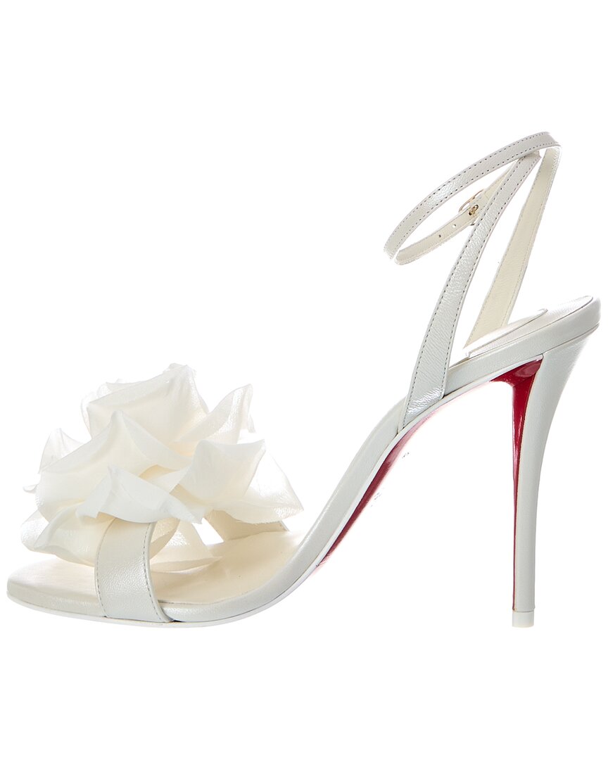 Christian Louboutin Christian Louboutin Miss Z Flora 100 Leather Sandal