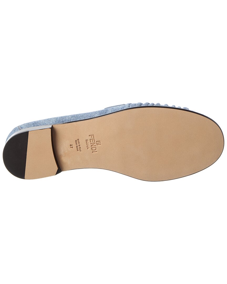 FENDI Fendi Baguette Denim Loafer