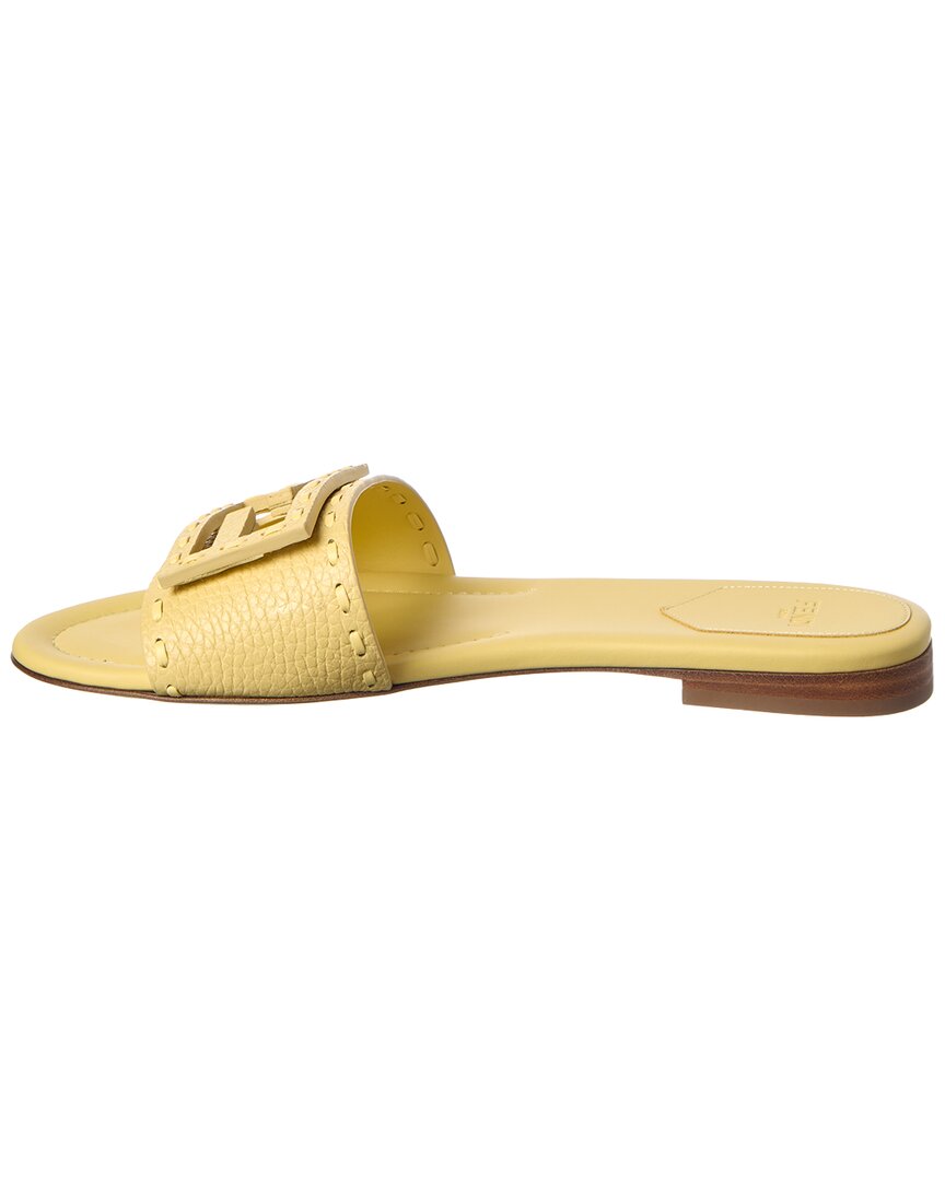 Fendi Baguette Leather Sandal