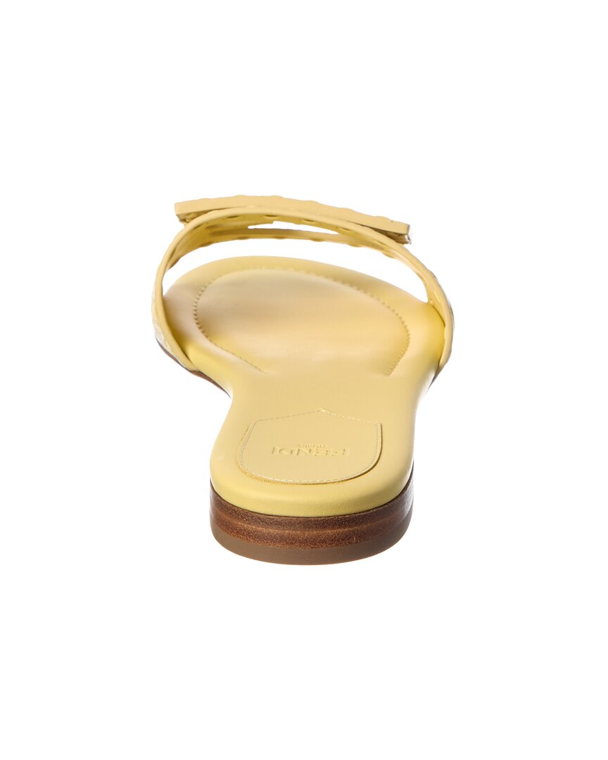 Fendi Baguette Leather Sandal