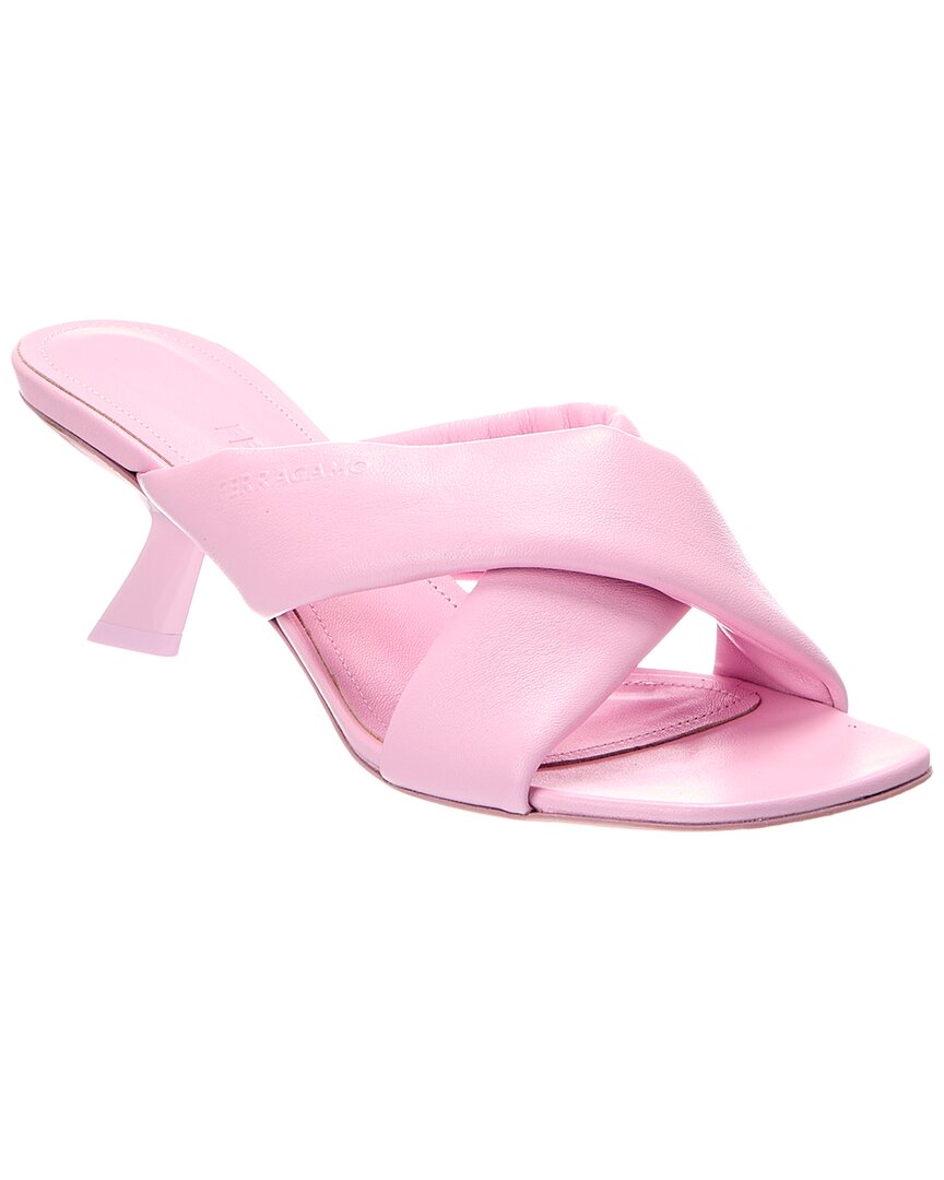 Ferragamo Ferragamo Aludra 55 Leather Sandal
