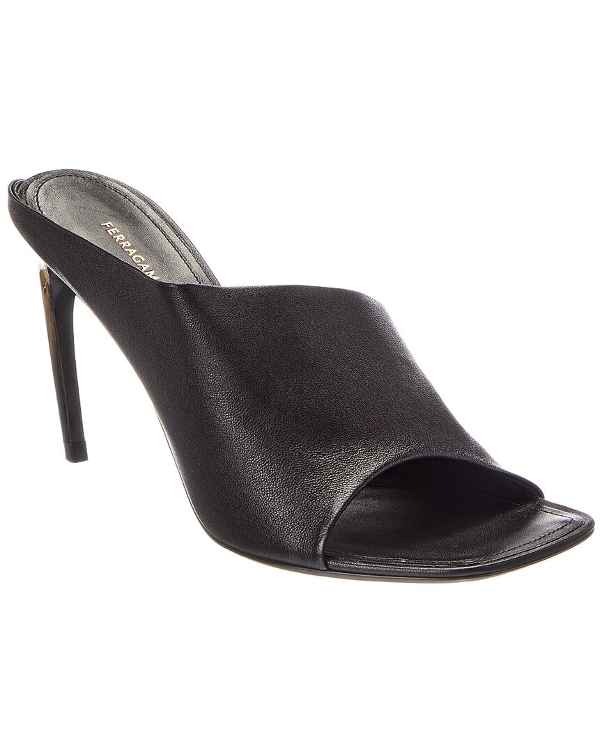 Ferragamo Ferragamo Nymphe 85 Leather Sandal
