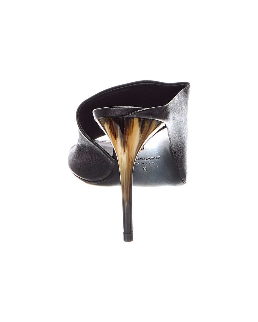 Ferragamo Ferragamo Nymphe 85 Leather Sandal