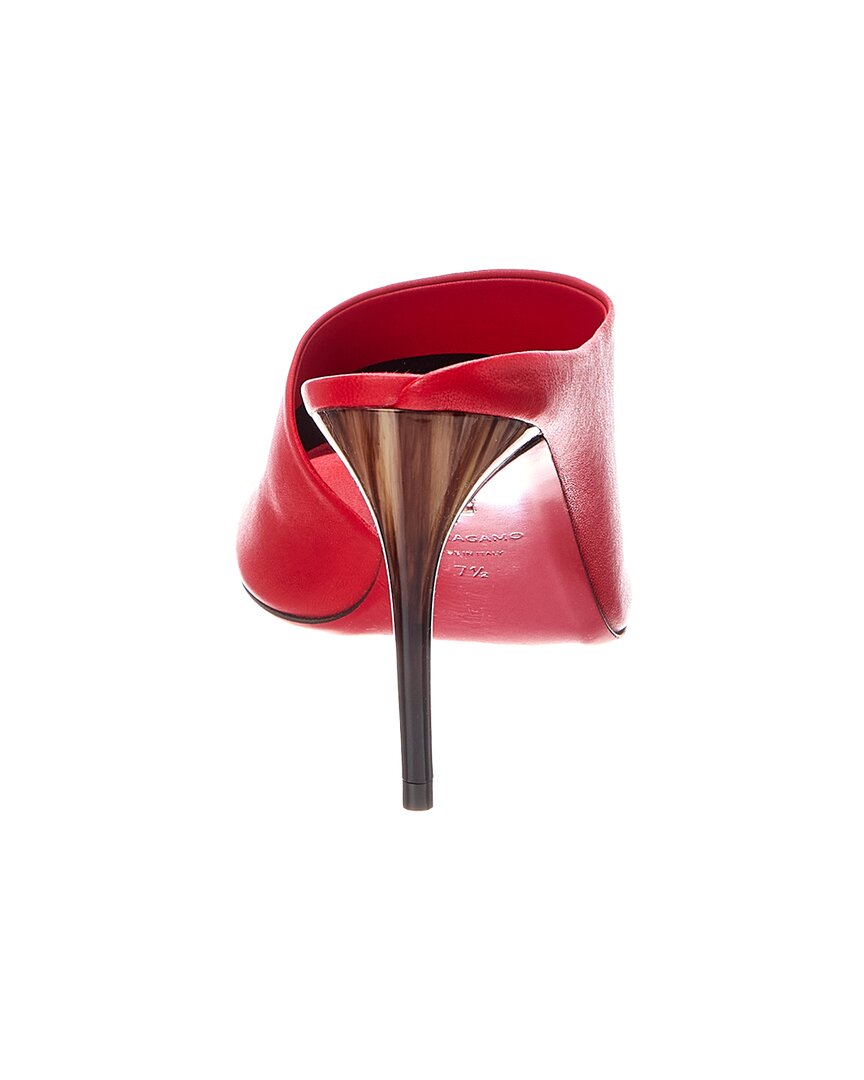 Ferragamo Ferragamo Nymphe 85 Leather Sandal