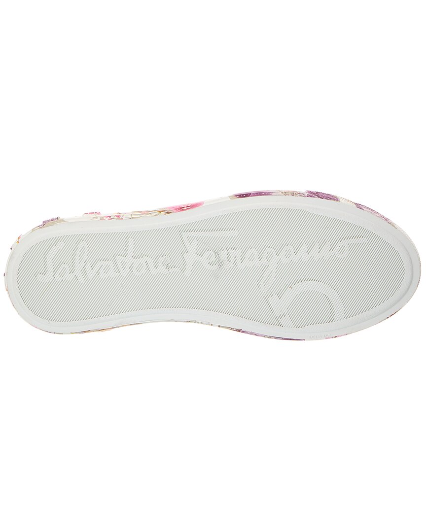 Ferragamo Ferragamo Borg Leather Sneaker