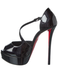 Christian Louboutin Miss Zigourata Alta 160 Patent Platform Sandal