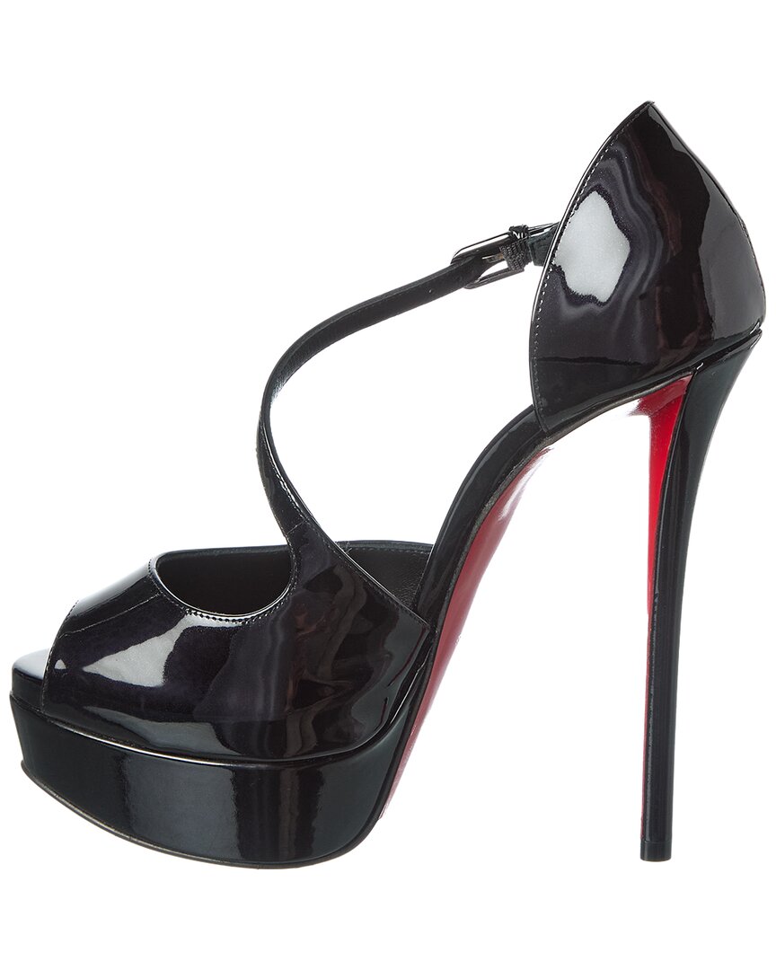 Christian Louboutin Miss Zigourata Alta 160 Patent Platform Sandal