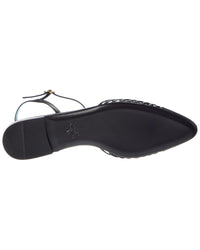 Valentino Valentino Vlogo Signature Leather Sandal
