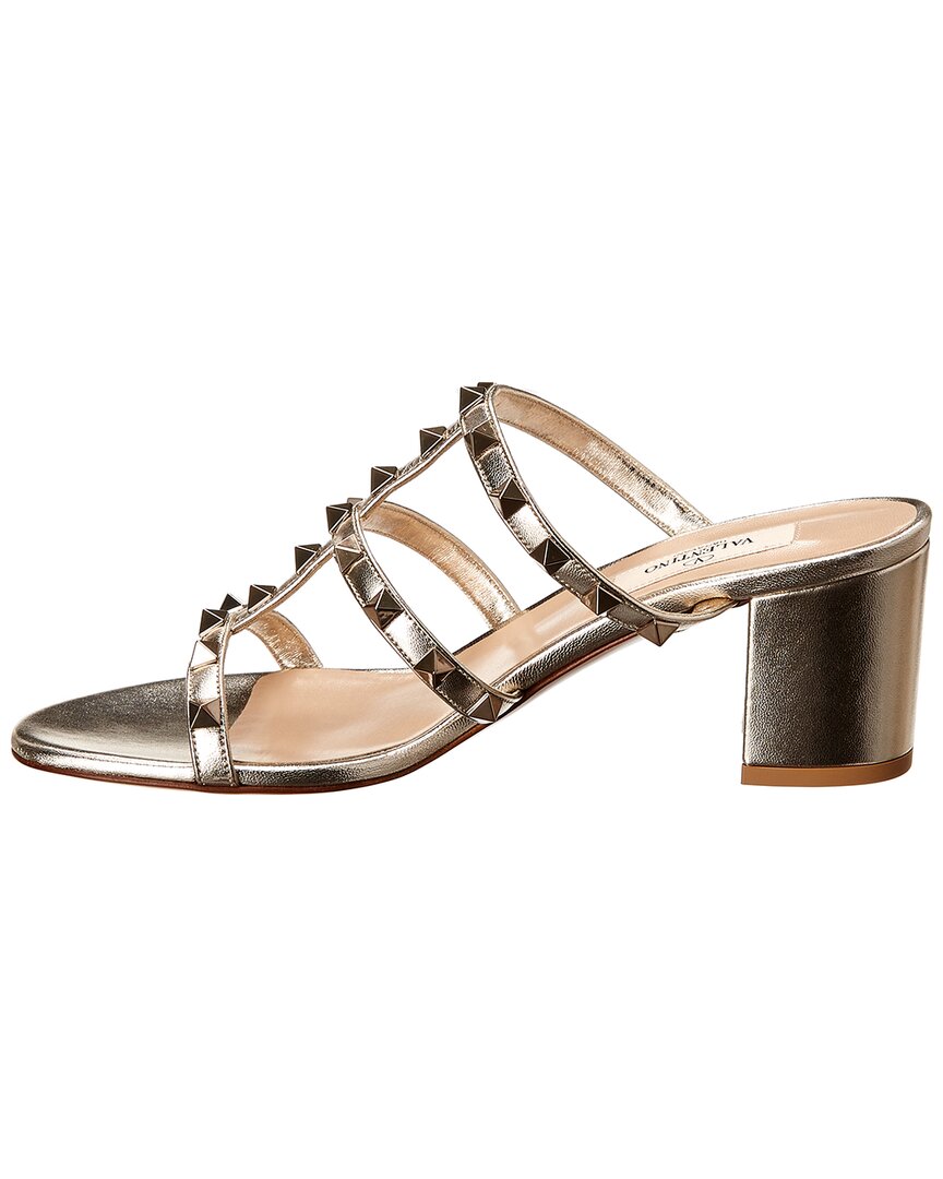 Valentino Valentino Rockstud Caged 60 Leather Sandal