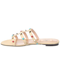 Valentino Valentino Rockstud Leather Sandal