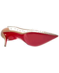 Christian Louboutin Christian Louboutin Mizz Z Degrastrass 90 Mesh & Leather Pump