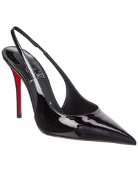 Christian Louboutin Miss Z 100 Patent Slingback Pump