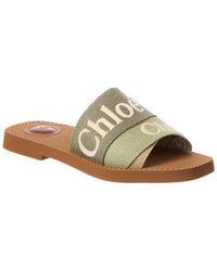Chloe Woody Logo Canvas Slide