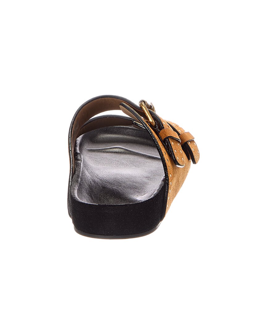 Isabel Marant Isabel Marant Logo Suede Flat Sandal