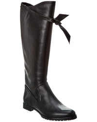 Alexandre Birman Clarita Saddlery Leather Knee-High Boot Black 36