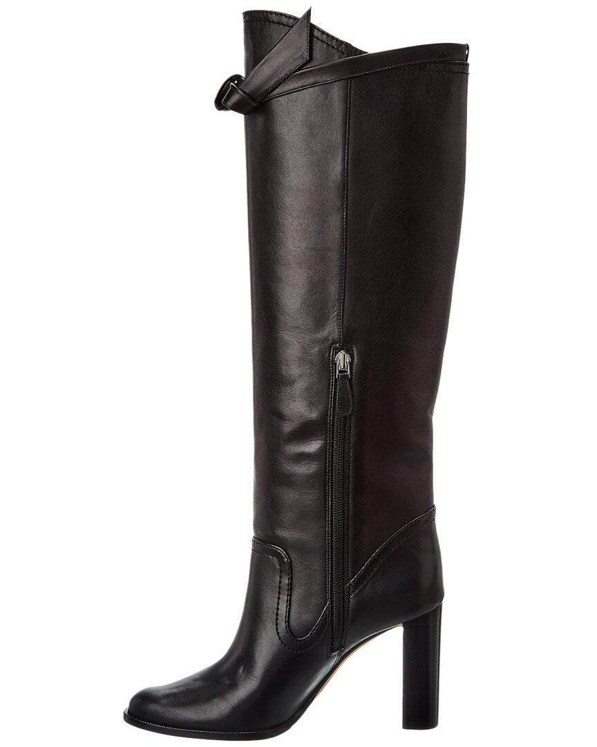 Alexandre Birman Clarita Saddlery 90 Leather Knee-High Boot