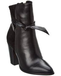 Alexandre Birman Leather & Suede Booties Black 35