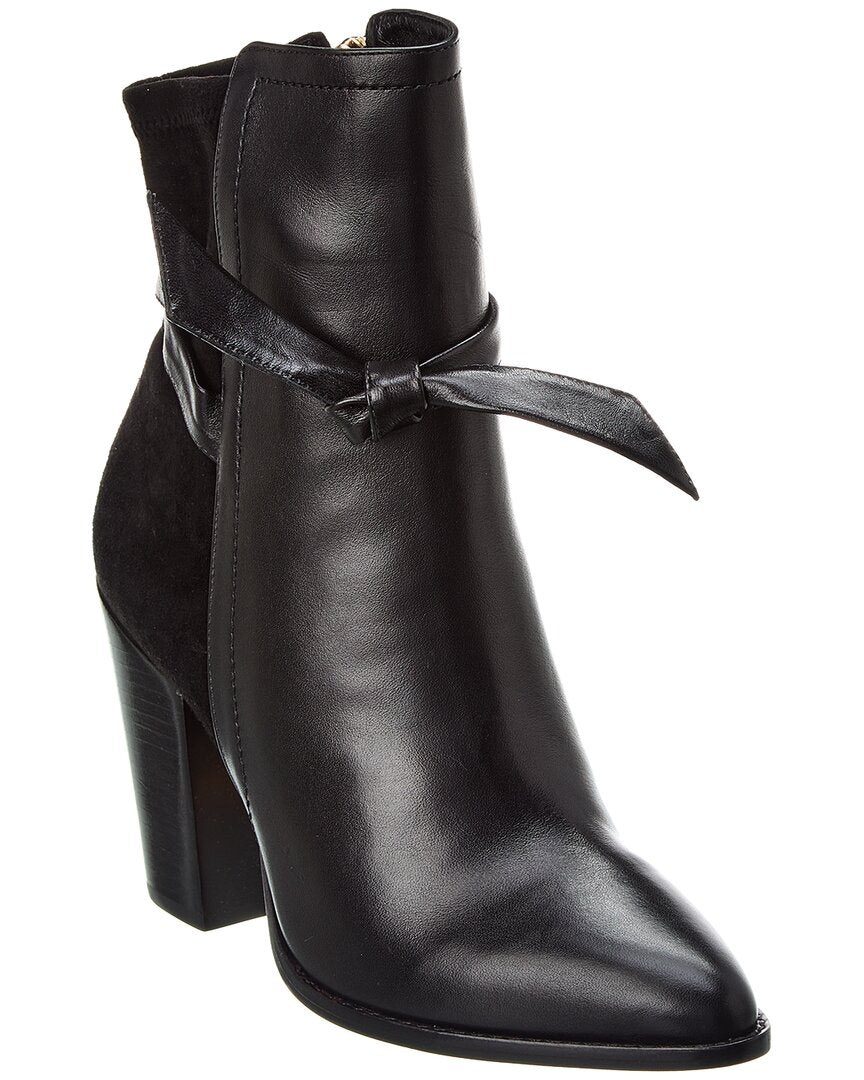 Alexandre Birman Leather & Suede Booties Black 35