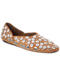 Khaite Jane Suede Flat