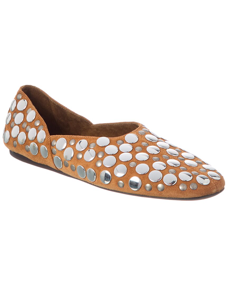 Khaite Jane Suede Flat