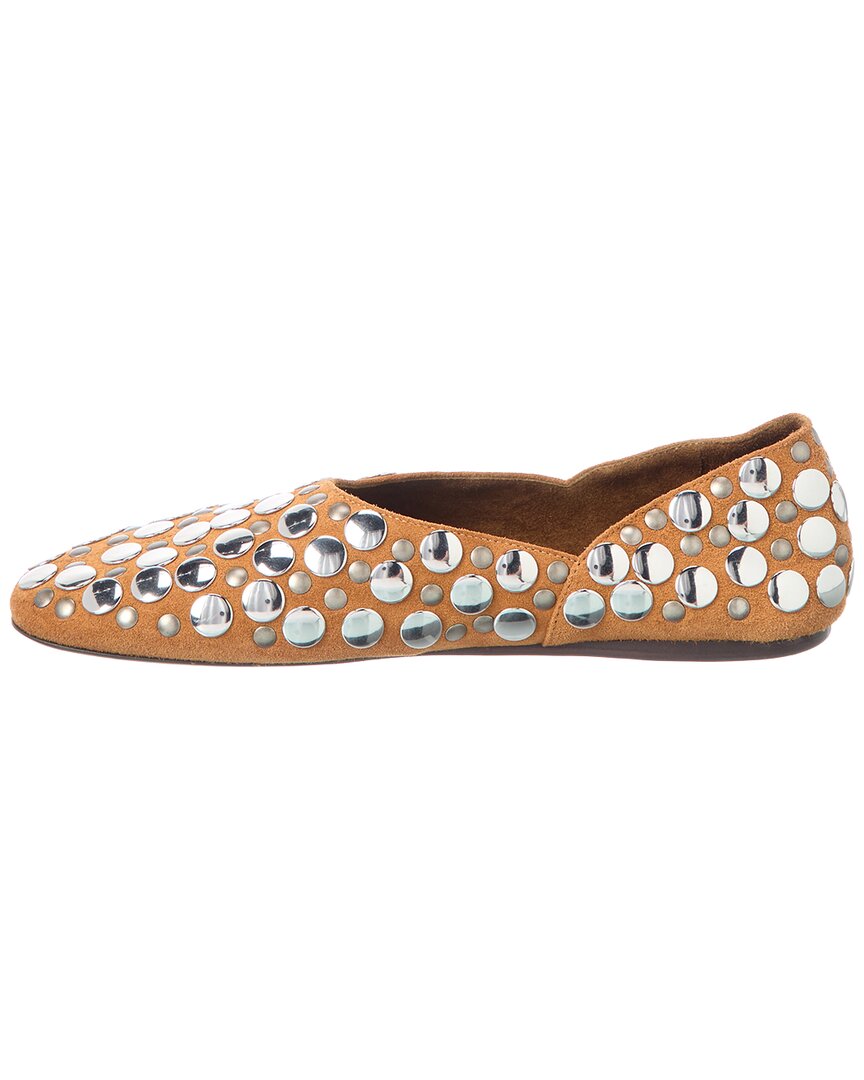 Khaite Jane Suede Flat